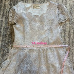 Light blue lace dress